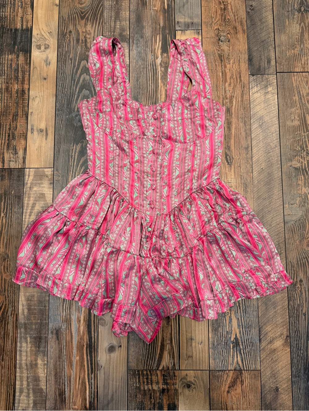 Vanessa Mooney Paisley Romper Size M